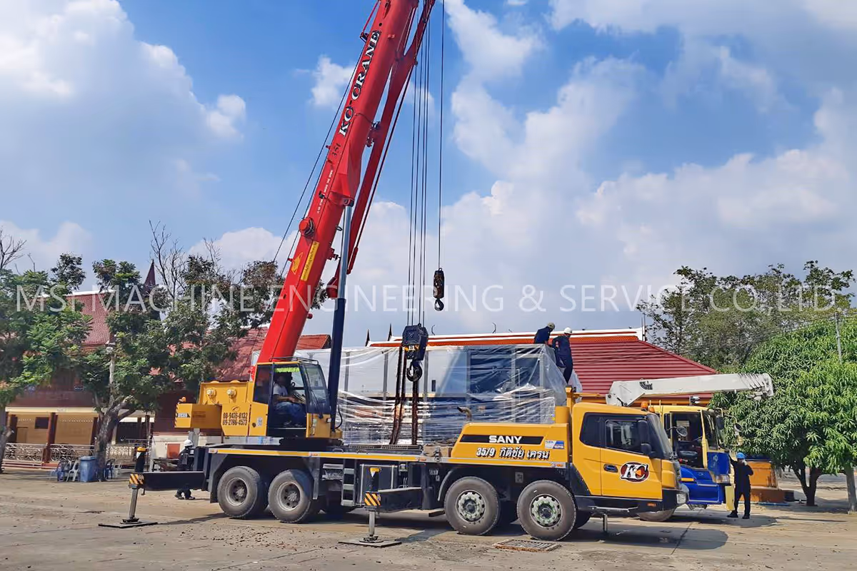 ผลงาน | MSI MES บริษัทรับติดตั้งเครื่องจักร ขนย้ายเครื่องจักร ย้ายไลน์ผลิต