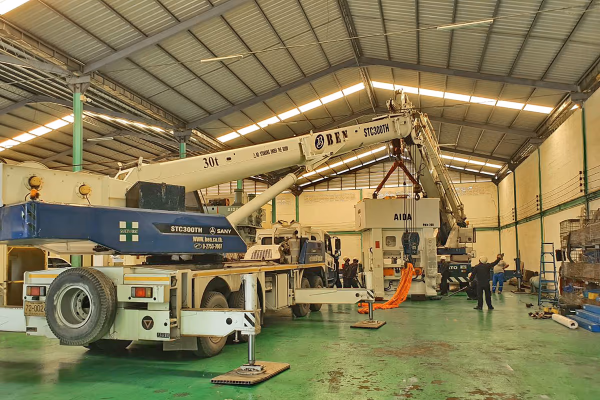 ผลงาน | MSI MES บริษัทรับติดตั้งเครื่องจักร ขนย้ายเครื่องจักร ย้ายไลน์ผลิต