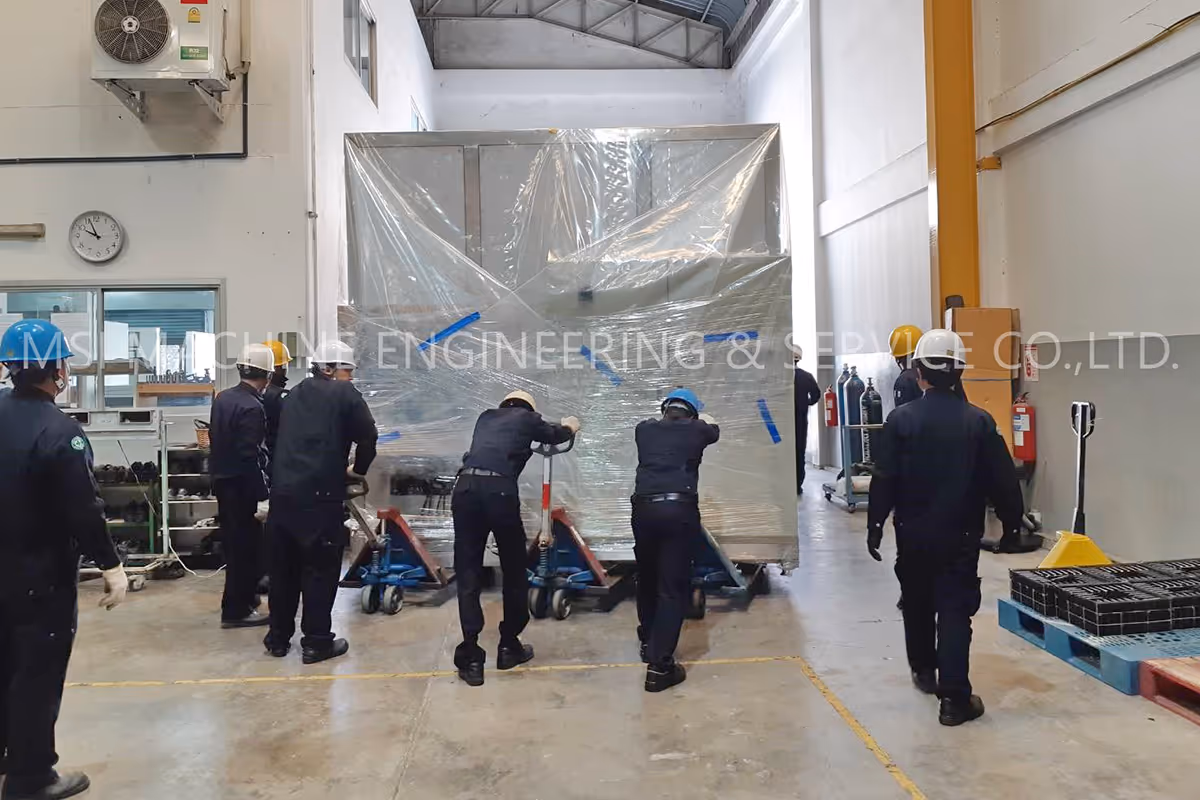 ผลงาน | MSI MES บริษัทรับติดตั้งเครื่องจักร ขนย้ายเครื่องจักร ย้ายไลน์ผลิต